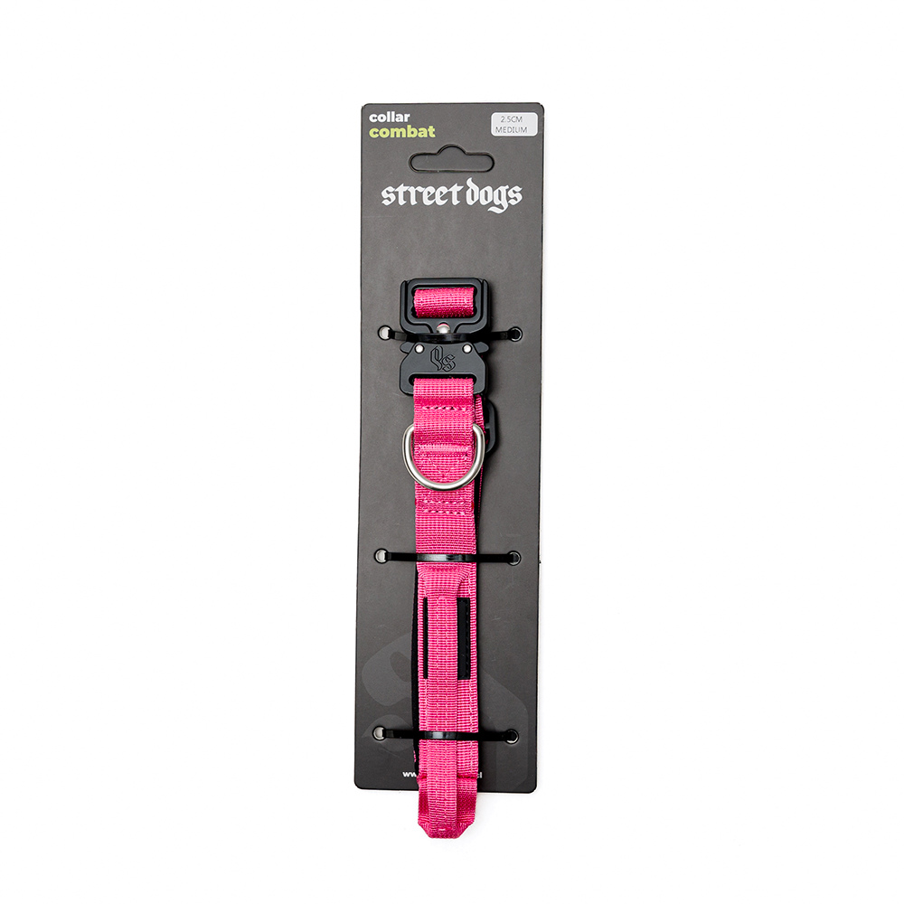Collar Combat 2.5 cm Pink