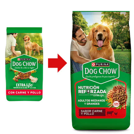 Purina Dog Chow Adultos Carne y Pollo