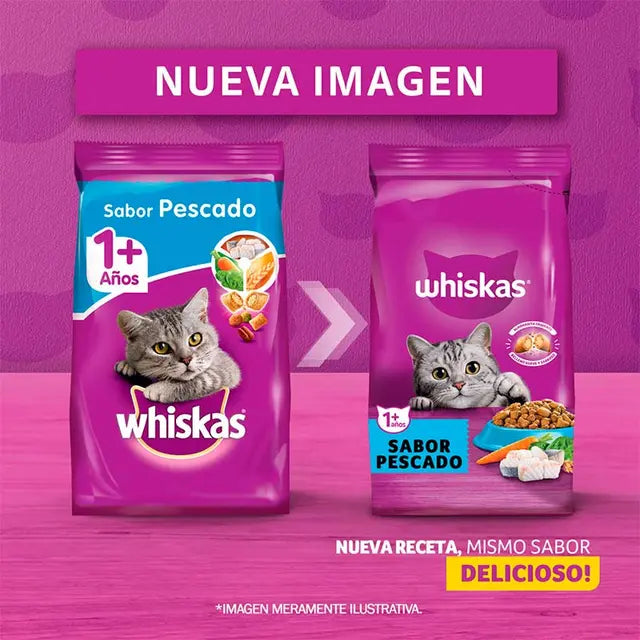 Whiskas - Alimento Seco Gato Adulto Sabor Pescado
