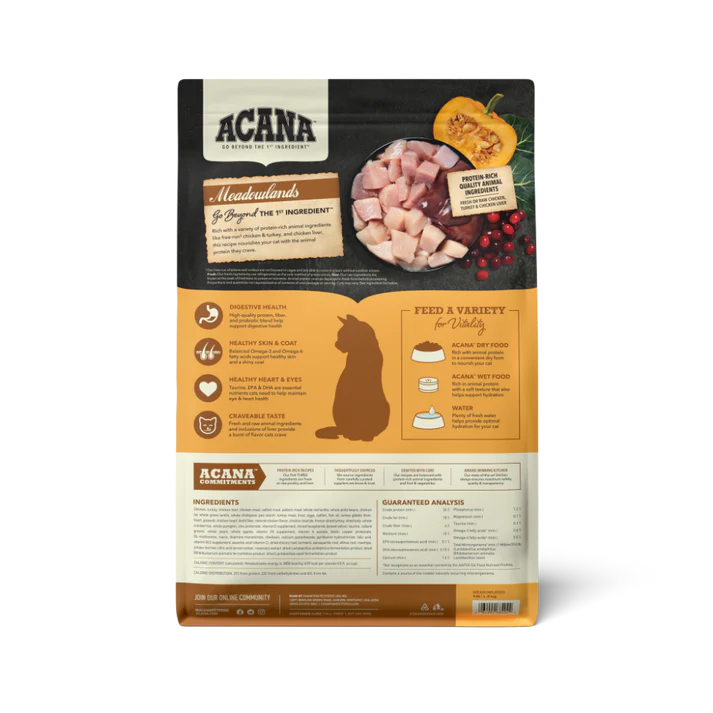 Acana Meadowland Gatos