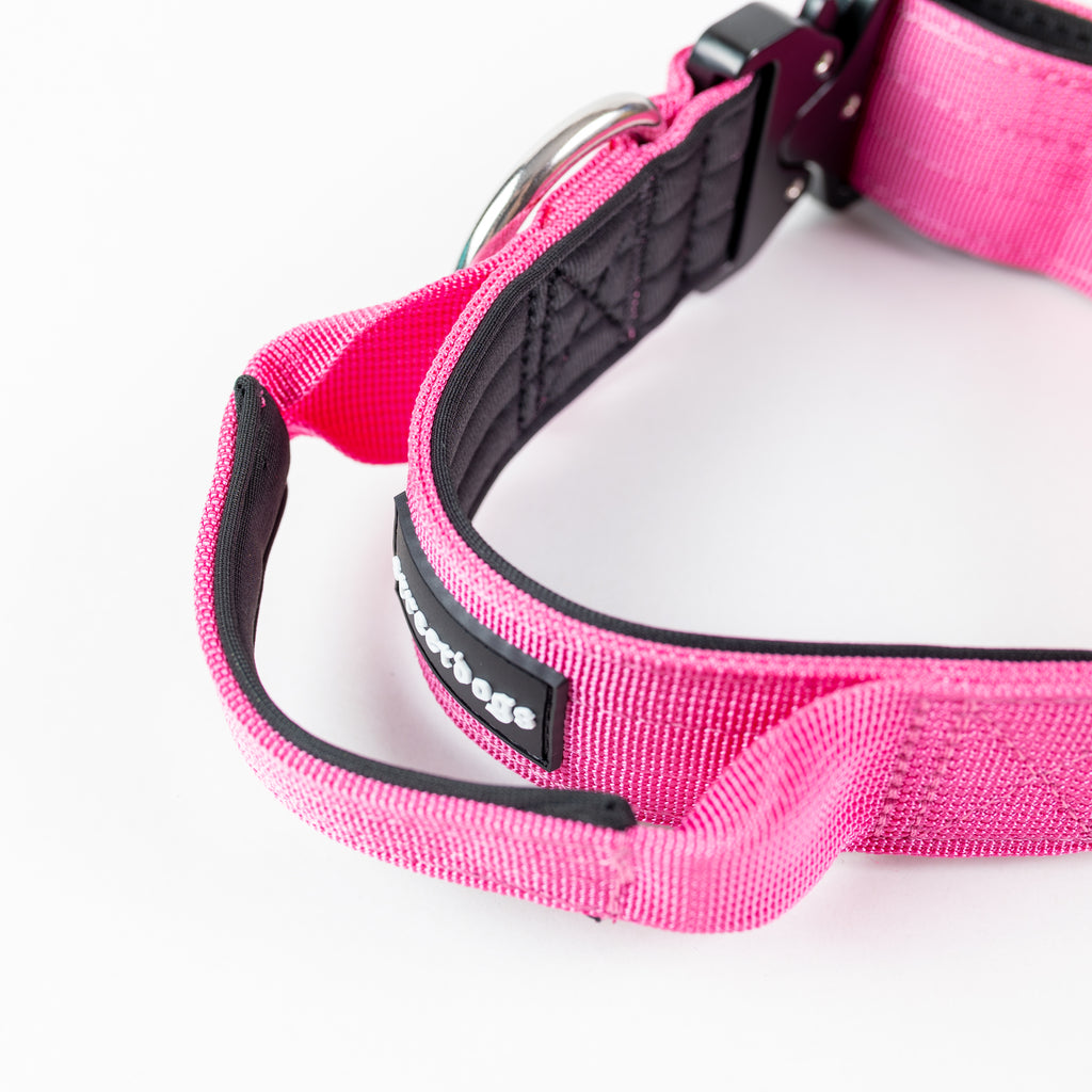 Collar Combat 4 cm para Perros - Street Dogs - Pink