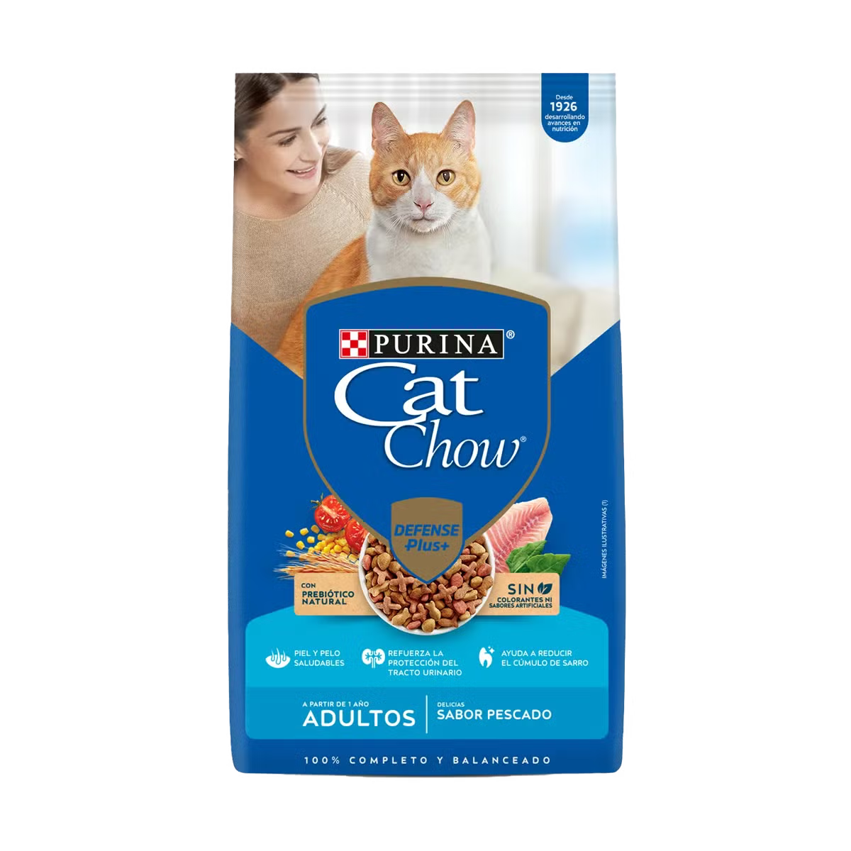 CAT CHOW® Adultos Delicias sabor Pescado Defense Plus