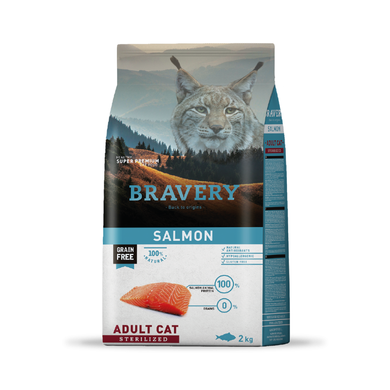 Bravery Salmon Adulto Cat Esterilizado
