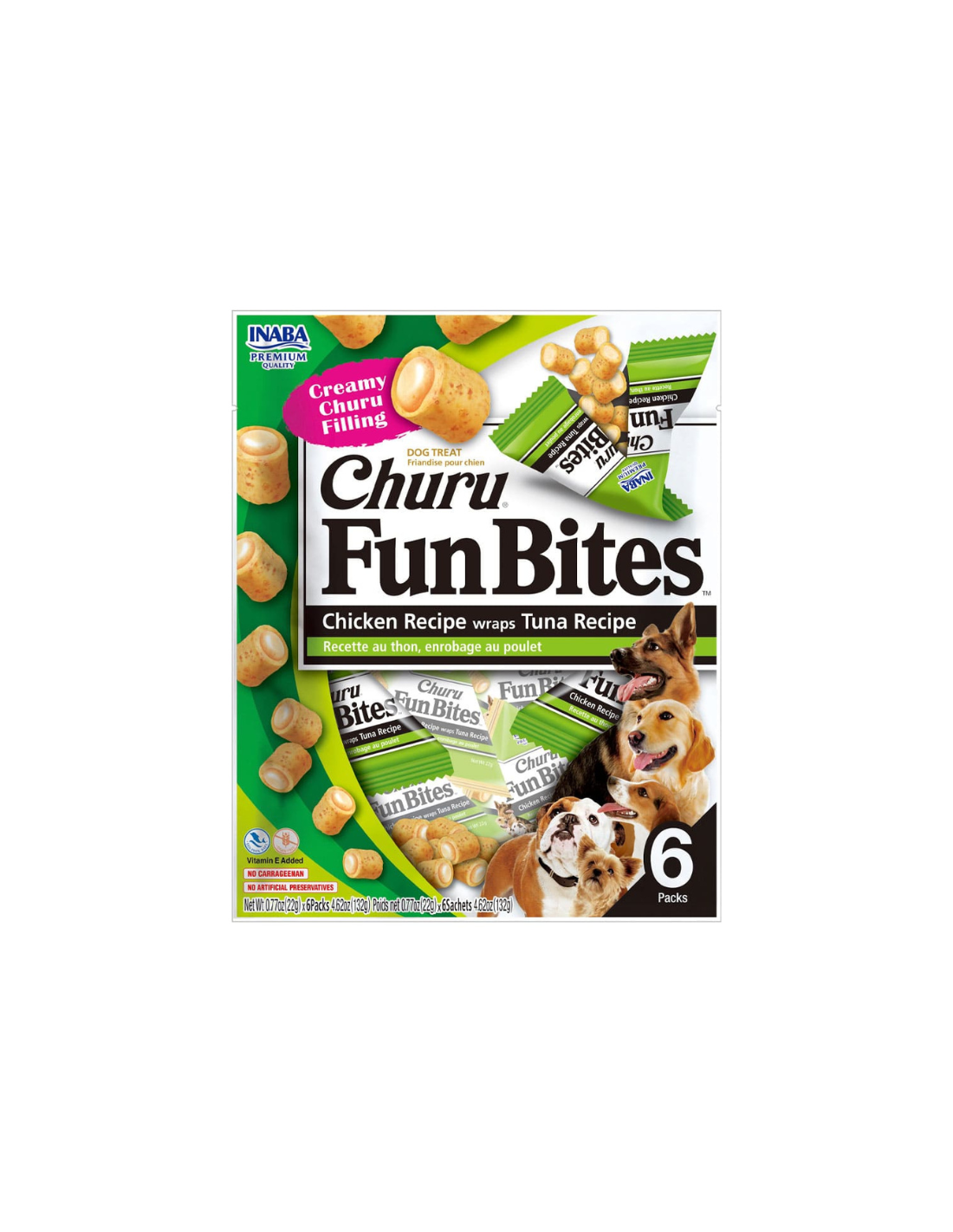 CHURU PERRO FUN BITES SABOR POLLO Y ATÚN