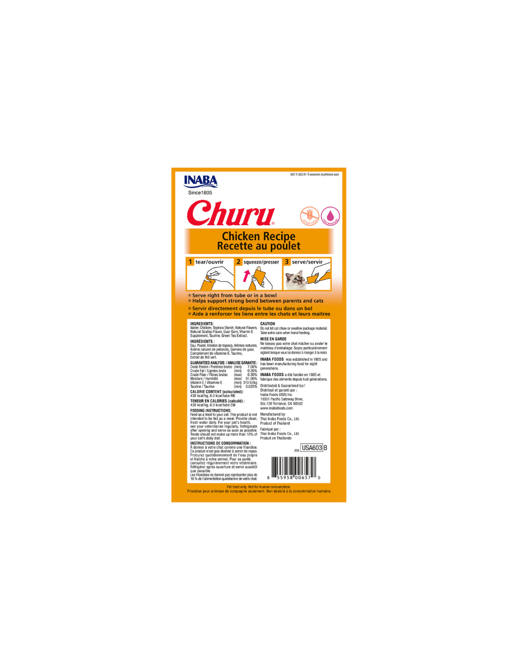 CHURU GATO VARIEDADES POLLO