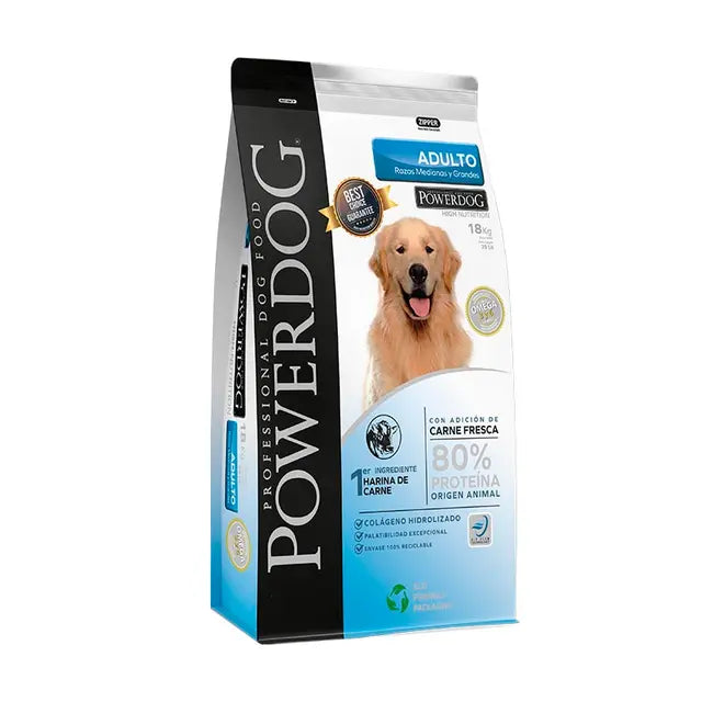 Powerdog - Alimento para Perro Adulto Raza Mediana a Grandes