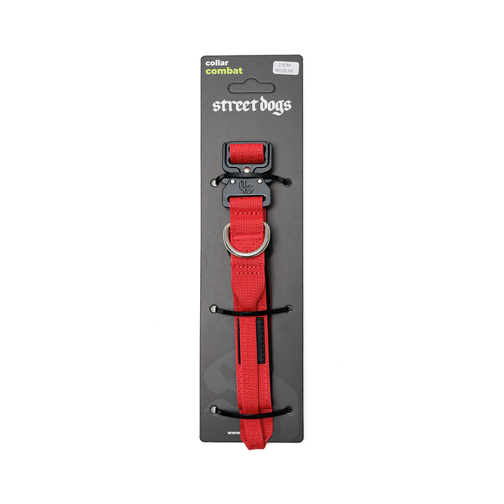 Collar Combat 2.5 cm Red