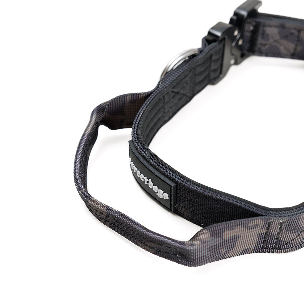 Collar Combat 2.5 cm Black Camo