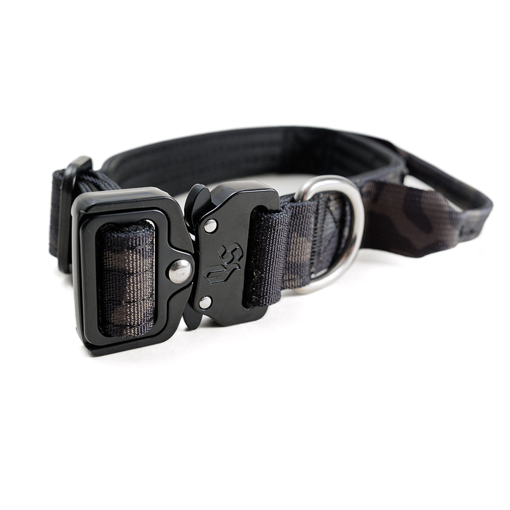 Collar Combat 2.5 cm Black Camo