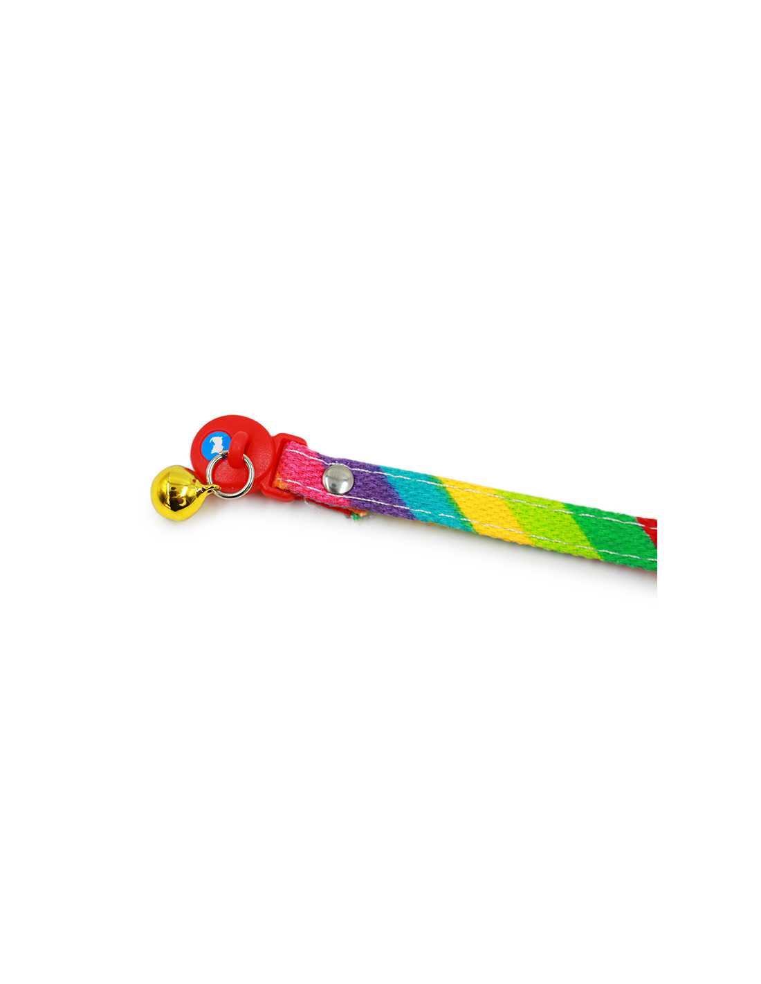 HEY! COLLAR GATOS ARCOIRIS 20-32 CM