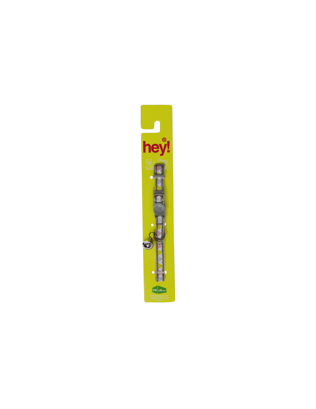 HEY! COLLAR ELEGANTE GRIS PARA GATO