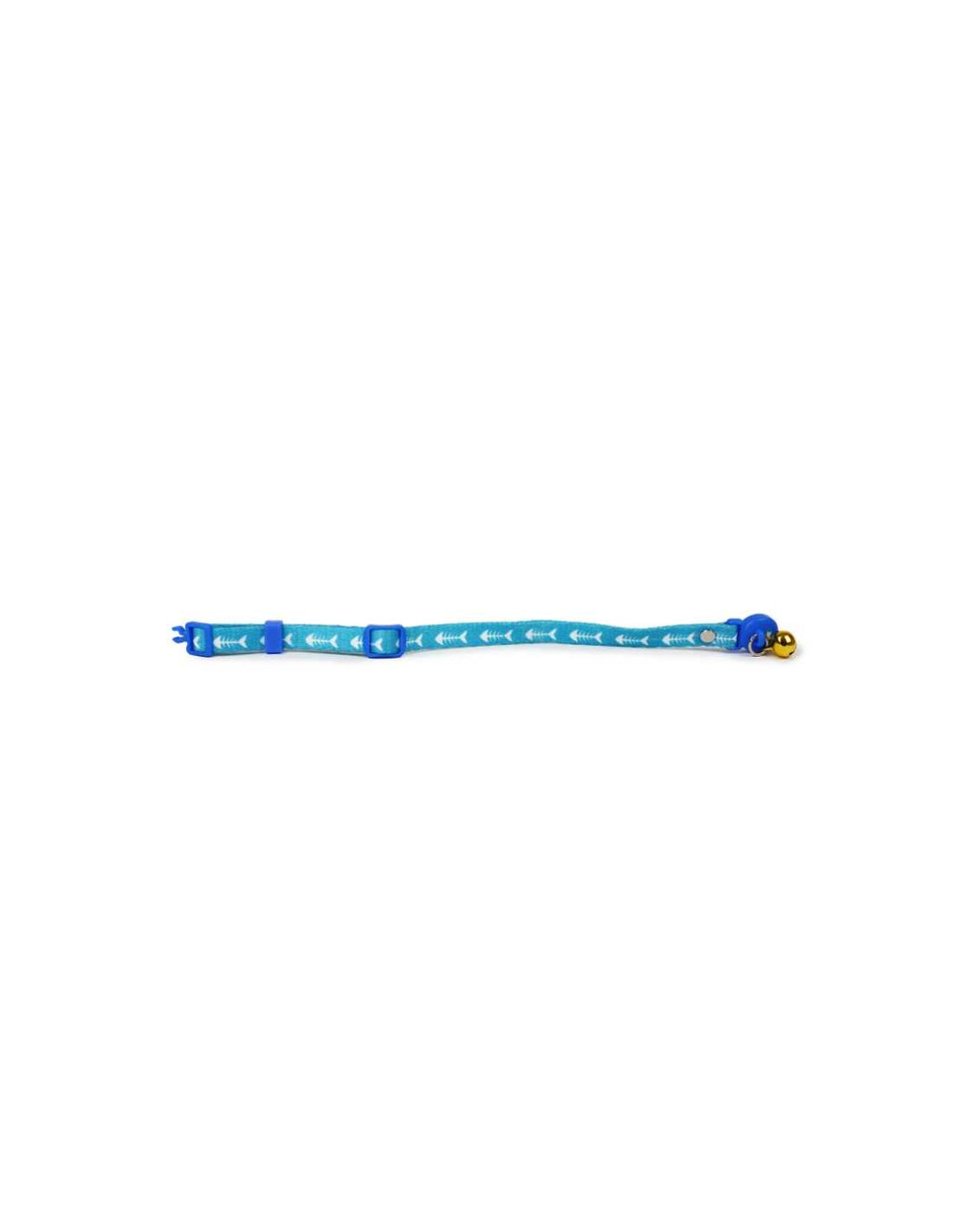 HEY! COLLAR GATO CELESTE PESCADO 20-32CM