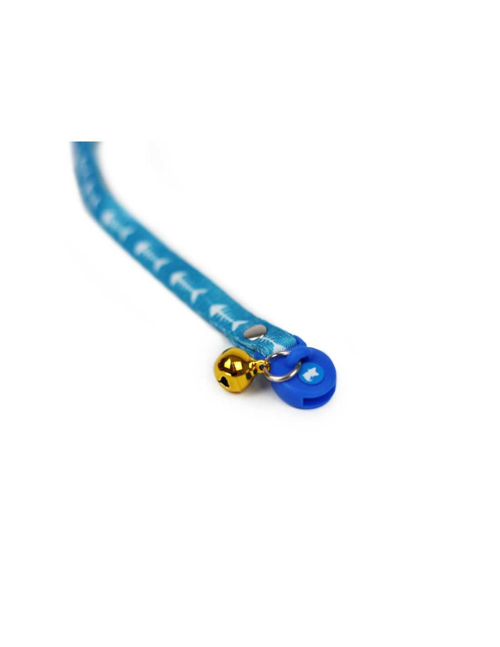 HEY! COLLAR GATO CELESTE PESCADO 20-32CM