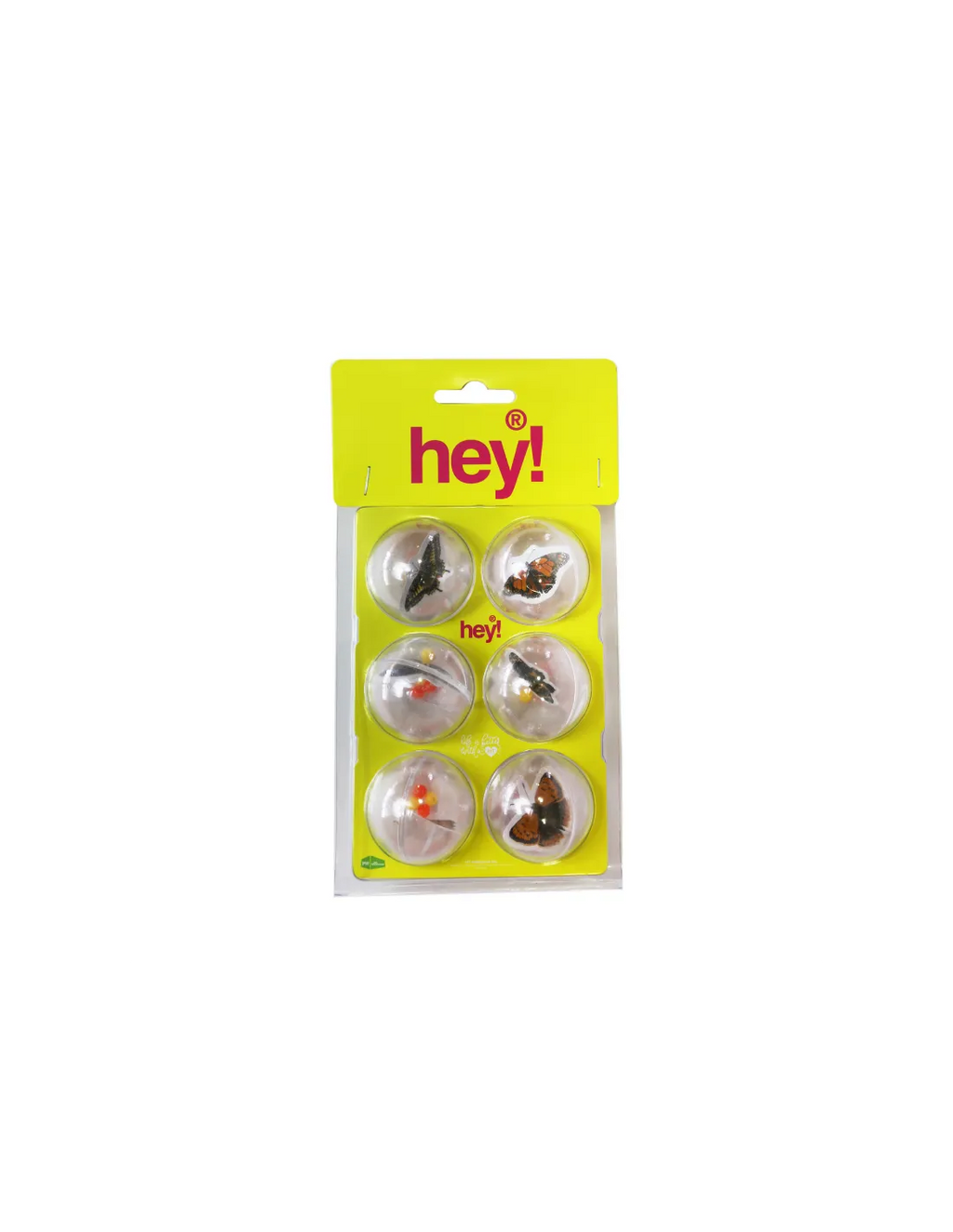 HEY! PELOTAS CON INSECTOS PACK 6 UNID