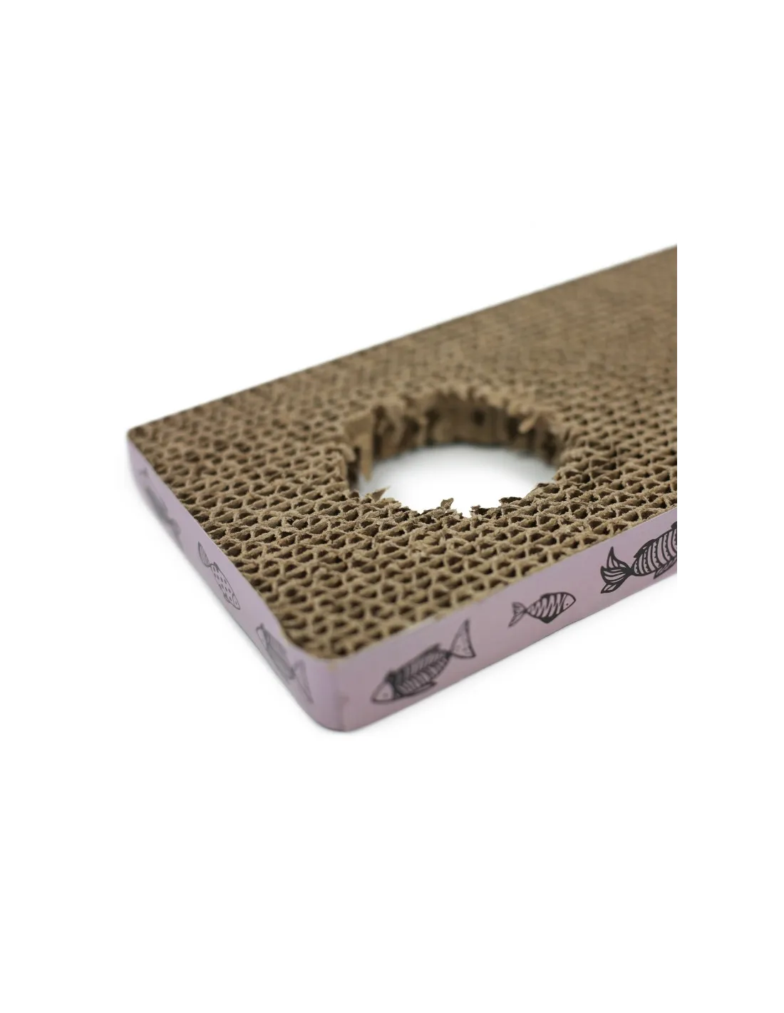 RASCADOR VERTICAL PERFORADO PARA PUERTA DE GATO 45X12X2 CM