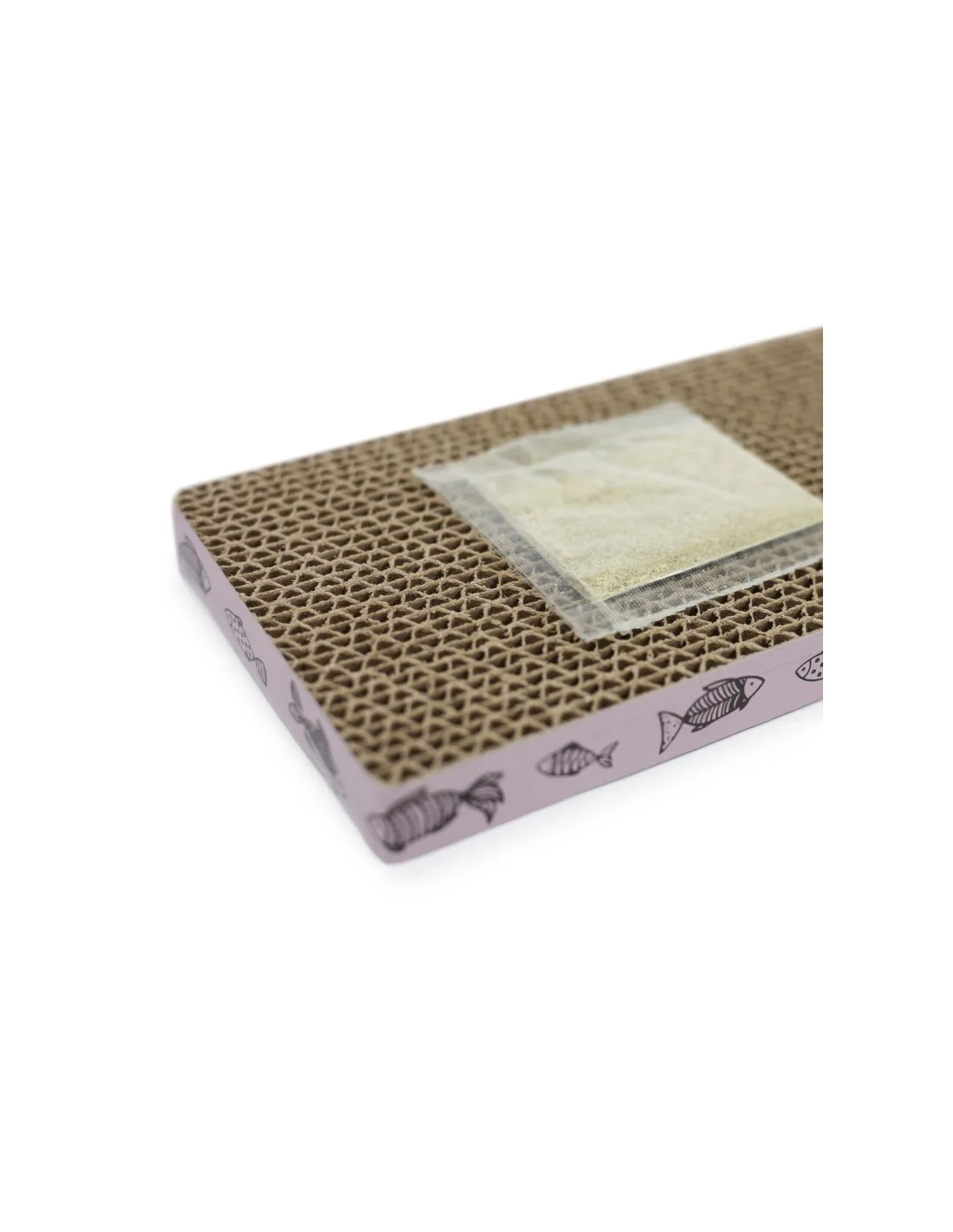 RASCADOR VERTICAL PERFORADO PARA PUERTA DE GATO 45X12X2 CM