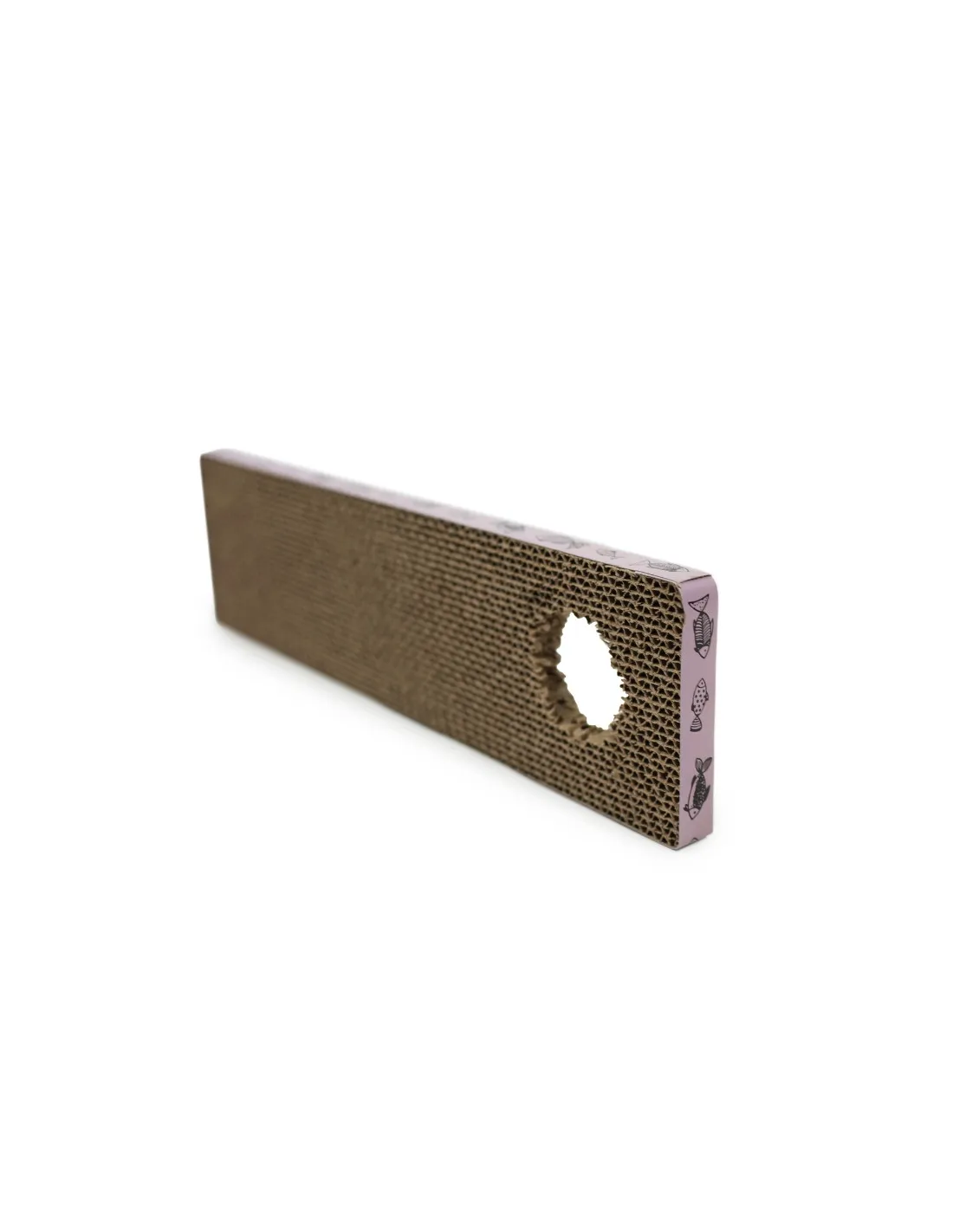 RASCADOR VERTICAL PERFORADO PARA PUERTA DE GATO 45X12X2 CM